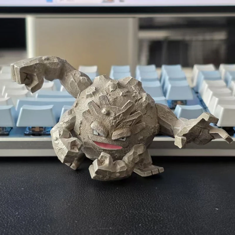 بوكيمون البليت تاون قبضة صغيرة حجر اليدوية العصرية اللعب نموذج زخرفة تطور مجموعة الدمدمة حجر الدمدمة روك هدية