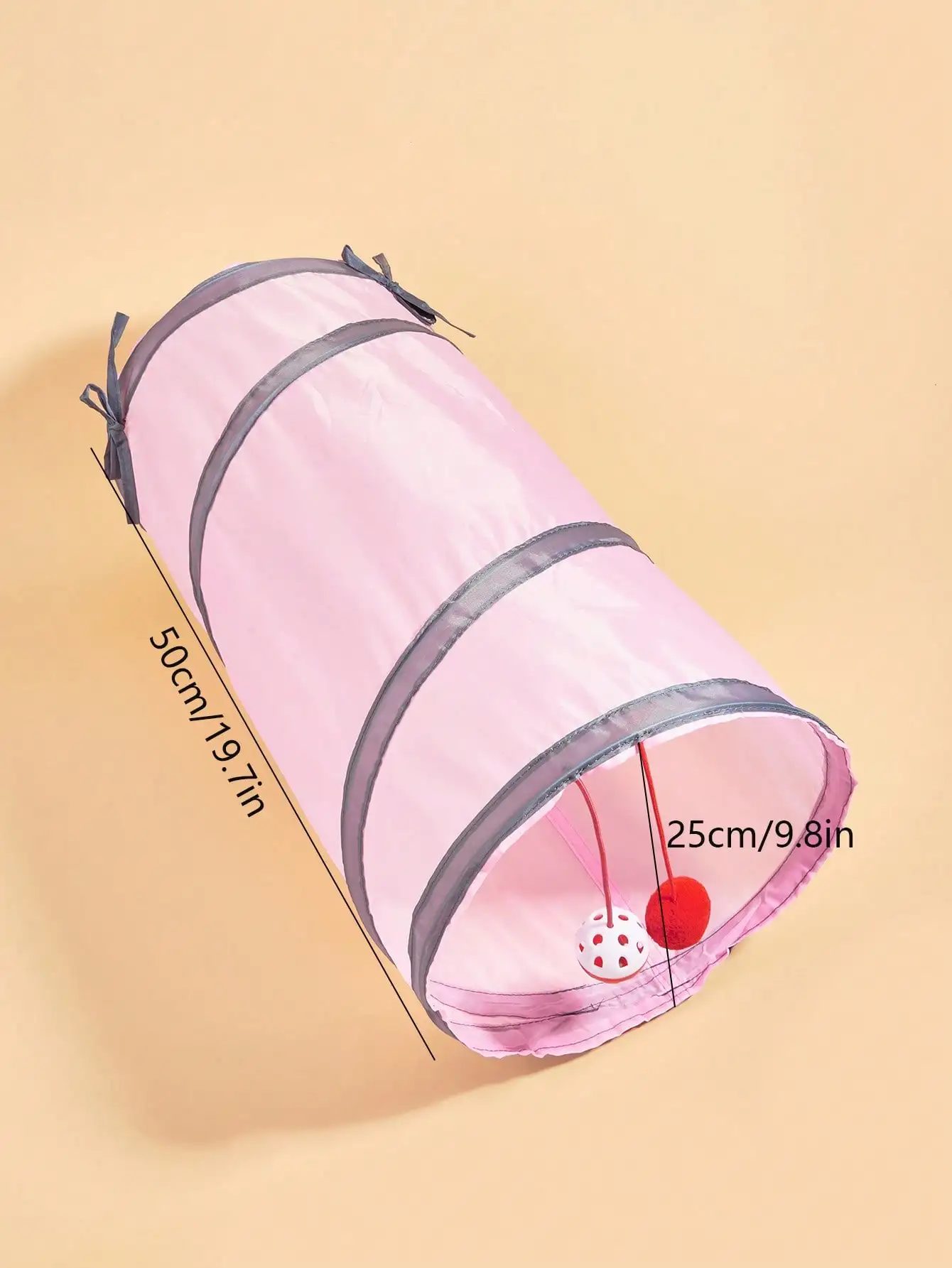Cat Tunnel Toy, Detachable, Foldable, Easy to Store, All-In-One Tunnel Toy for Pets to Sleep and Play, Cat Supplies, 1 Piece