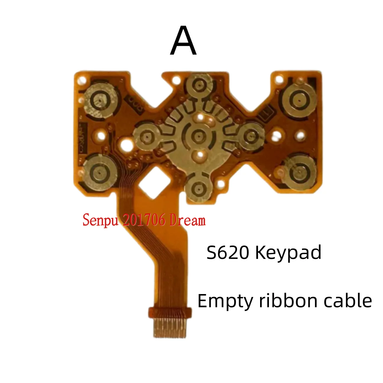 For Nikon Coolpix S620 Button Board Flex Ribbon Cable, Function Control Dial Keypad Replacement Fix Unresponsive Buttons Digital