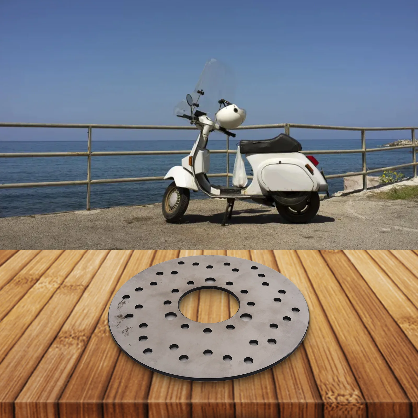 Электрический Велосипедный тормозной ротор 220 мм, 3,5 мм, утолщенный велосипедный дисковый тормоз с 3 отверстиями, колесо для электрического велосипеда, расстояние между отверстиями, практичный