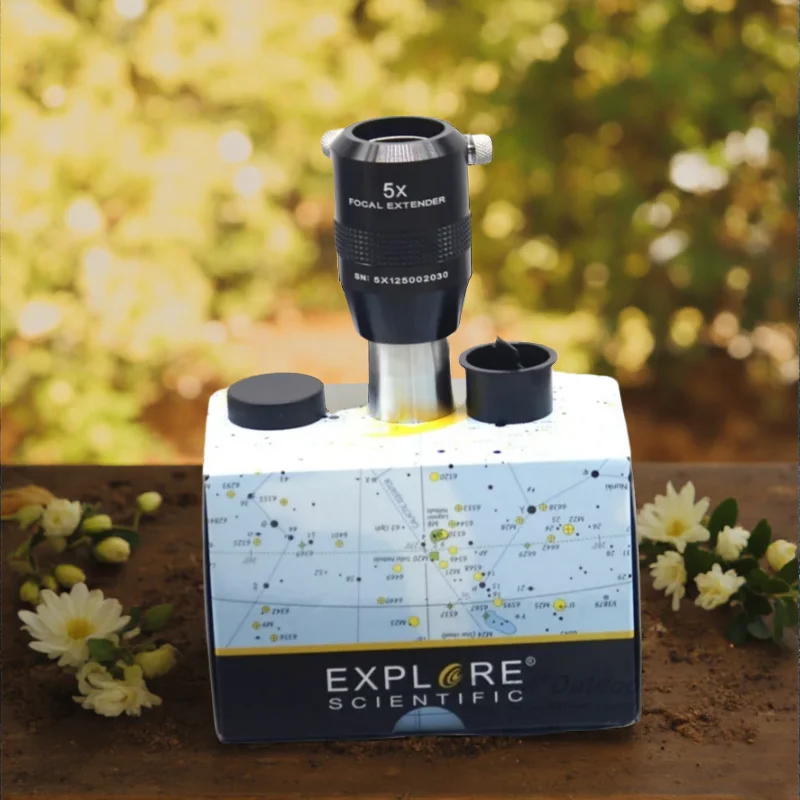 

Explore Scientific 1.25-Inch Super Achromatic Barlow Multiplier Set 2X 3X 5X 4-Piece Eyepiece Telescope Accessories
