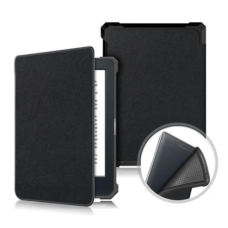 For All-New Kobo Nia eBook Case 2020 Release PU Leather Soft TPU Back Magnetic Shell for Funda Kobo Nia Cover Auto Sleep/Wake