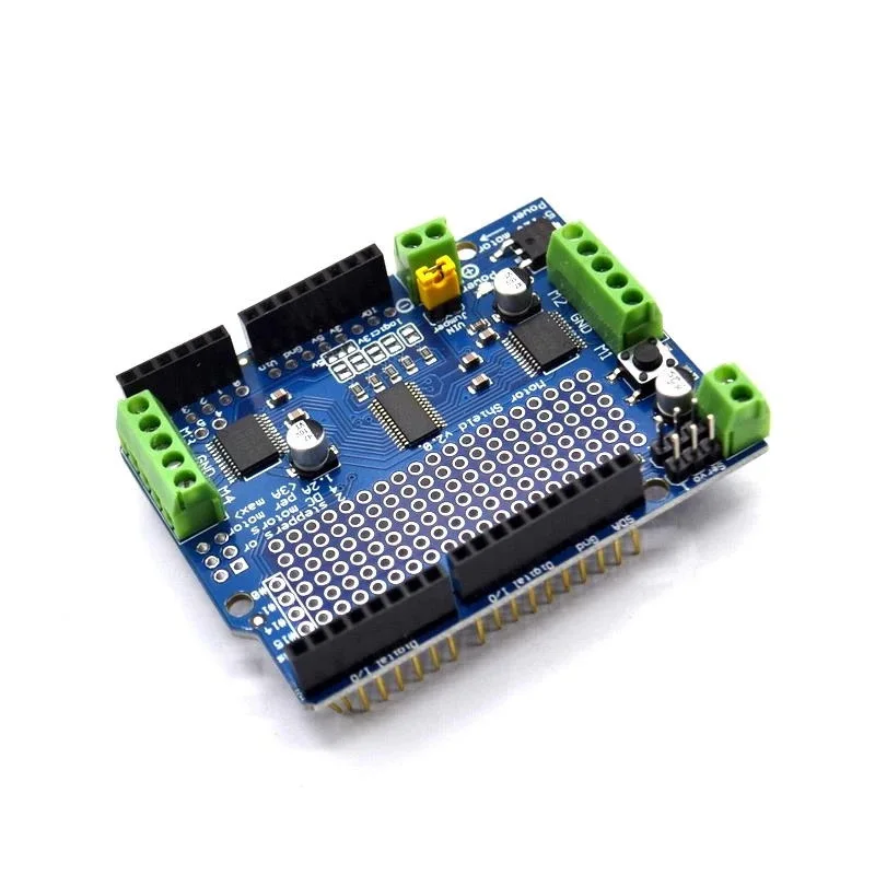 محرك/متدرج/Servo Shield v2 DC محرك متدرج ووحدة تشغيل مؤازرة لـ UNO