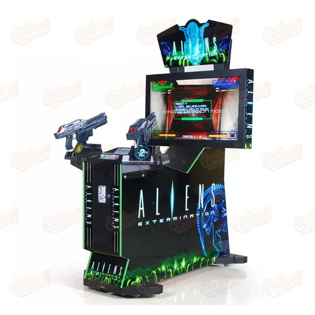 Amusement Equipment  Indoor Alien Coin Operates Games Shooting Arcade Game Machine