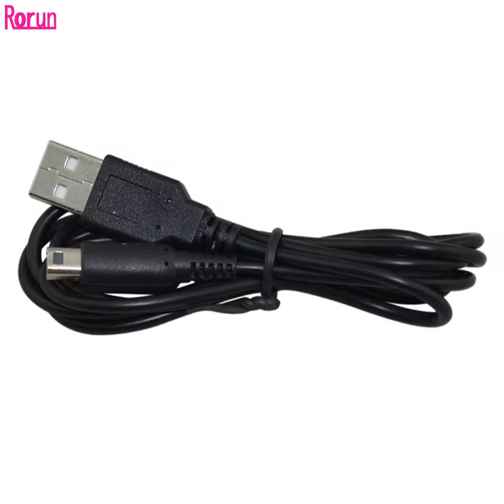 1.2m USB Charger Cable Charging Data Cord Wire for Nintendo DSi NDSI 3DS 2DS XL/LL New 3DSXL/3DSLL 2dsxl 2dsll Game Power cable