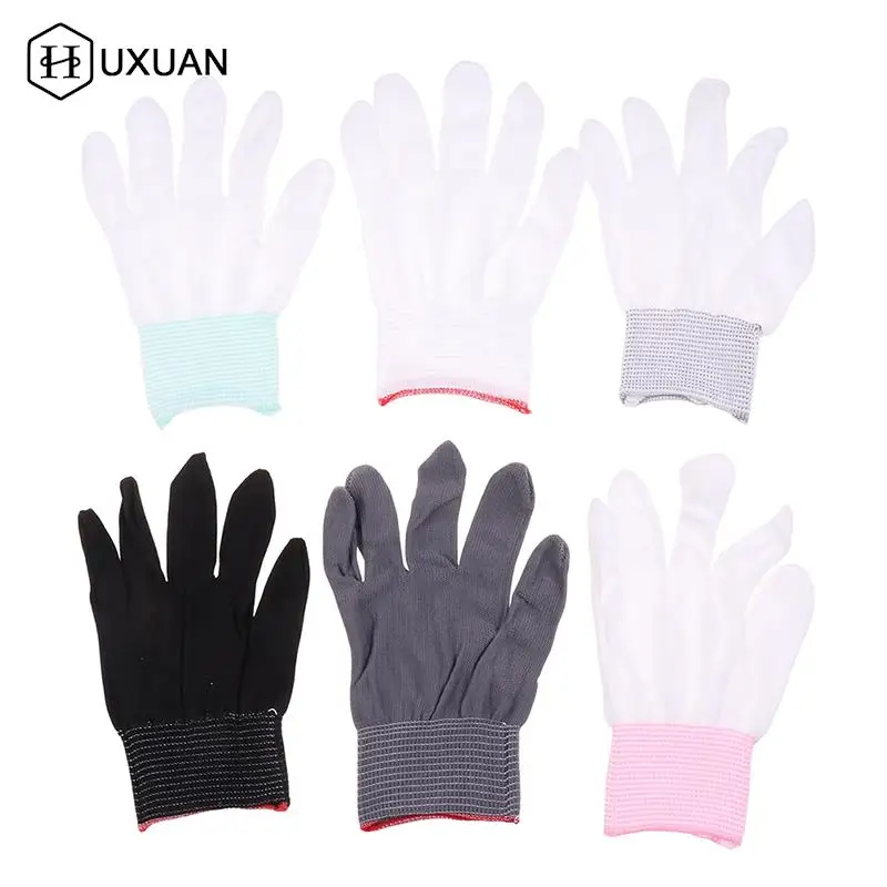 5pair Antistatic Gloves Anti Static ESD Electronic Working Gloves Pu Coated Palm Coated Finger PC Antiskid For Finger Protection