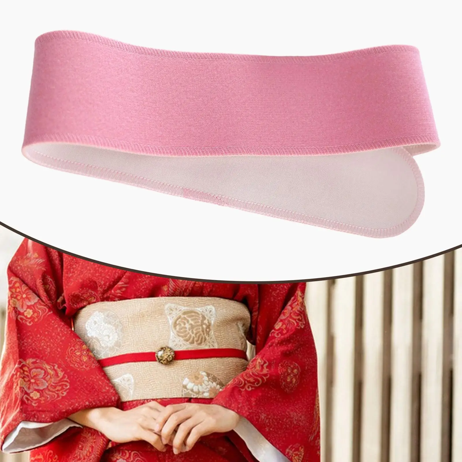 Japanese Kimono Belt Clothes Accessory Classic Traditional Waistband Waist Strap for Party Tea Ceremony Cosplay Wedding Festival