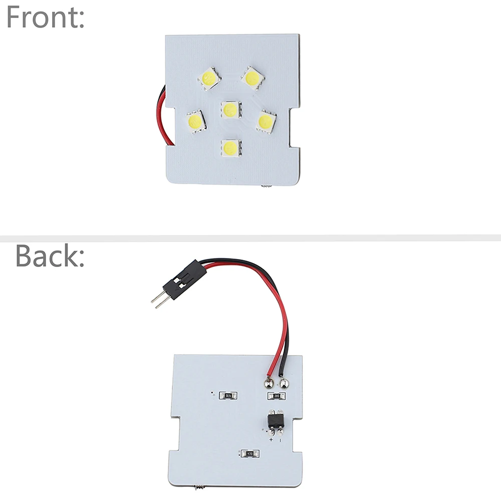 3pcs! White LED Auto Car Reading Interior Light Panel Dome Lamp For KIA RIO K2 2006-2017/Hyundai Solaris Accent