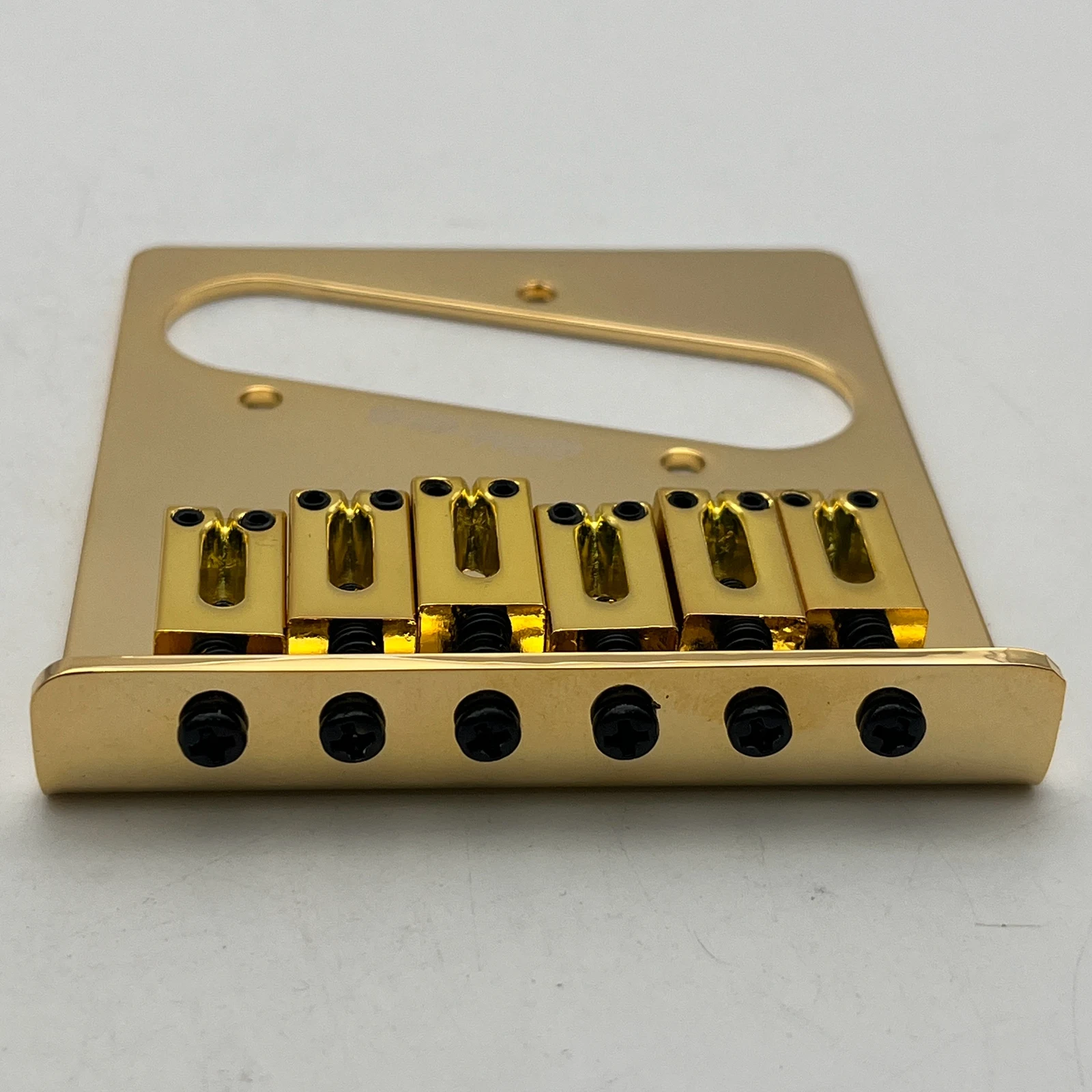 Wilkinson 6-String Pillow for TL Top Mount and Thru-Body Kit Guitar Bridge and Control Plate Gold Plated Guitar Accessories