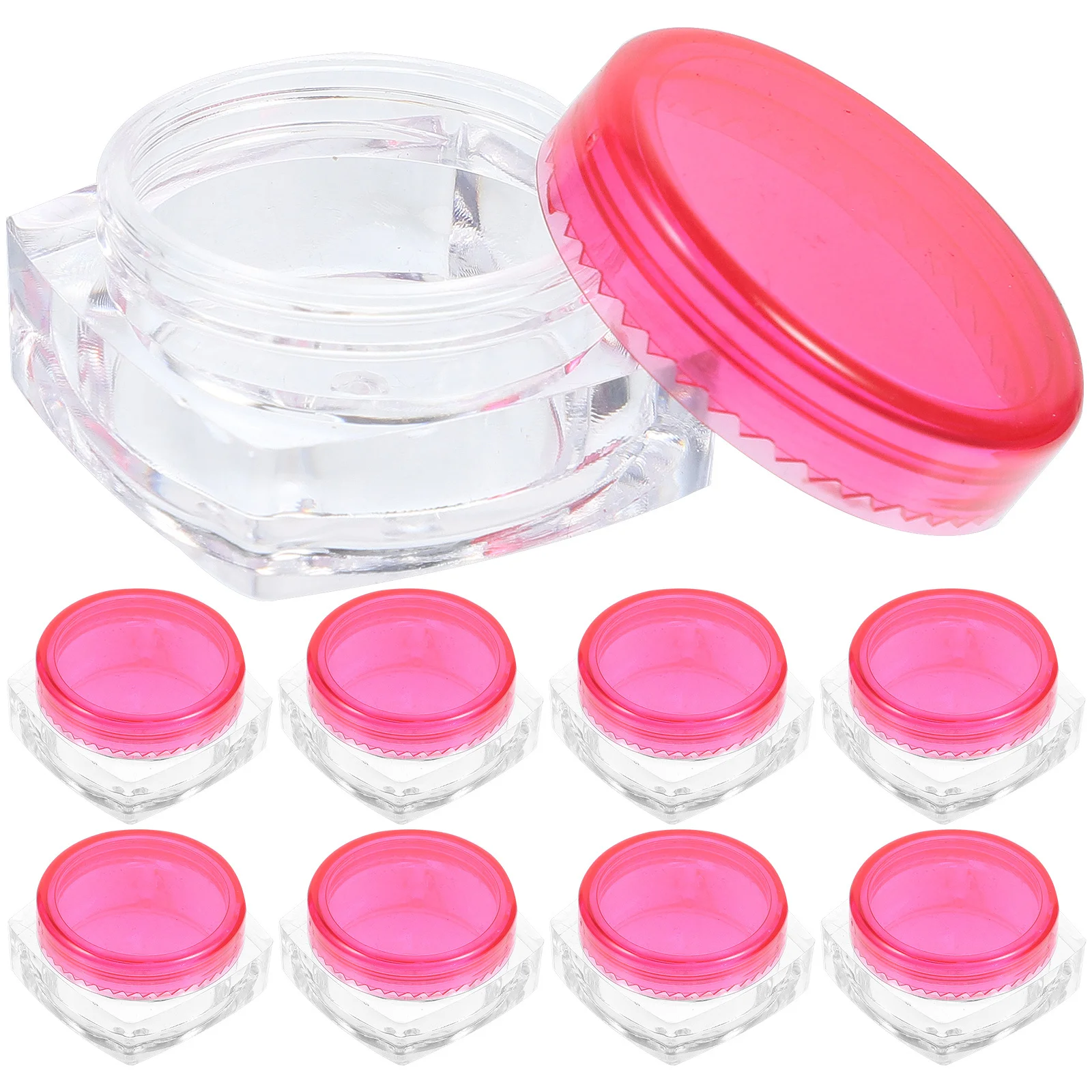 24 Uds. Frascos de crema de Base cuadrada, contenedores de viaje, frascos rellenables a prueba de fugas para lociones, hidratantes, contenedores para el cuidado de la piel