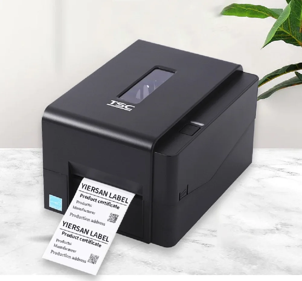 

High quality TSC TE200 Transfer Ribbon printer Desktop Thermal Barcode Shipping Label Printer for Receipt Bill Printing