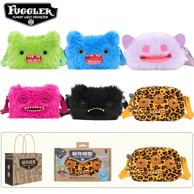 FUGGLER モンスター ショルダーバッグ ぬいぐるみ風 Original Fugglers Plushies Crossbody Bag Fuggler Mr Buttons