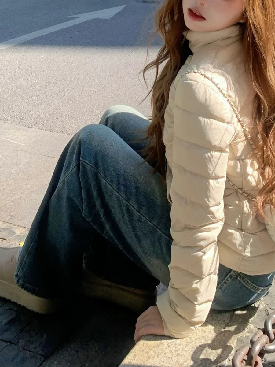 

Женские прямые классические джинсовые брюки для женщин, палаццо, широкая драпировка, жидкая женская одежда, джинсовая мода, элегантный шик