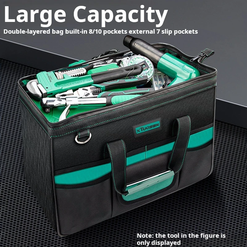 Tools Organizer Bag Large Capacity Multifunction Portable Durable Repair Tool Organizer Bag (12 Inch)