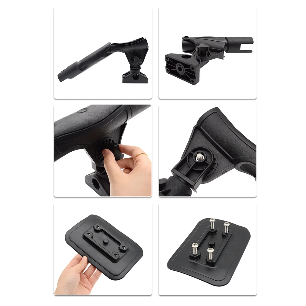 

A51Q-держатель удочки для рыбацкой лодки, вращающаяся на 360 градусов регулируемая монтажная система для каяка, крепление на стойку для удочки, рыболовное сиденье