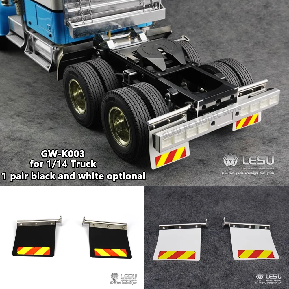 LESU 1/14 Truck Fender Tail Plate GW-K003 for 1/14 RC Tamiya American Traction Truck King Knight Global Route GL Model