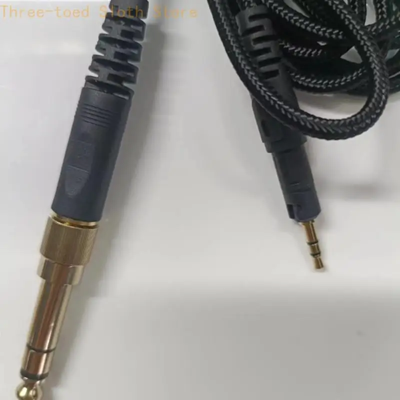 Ersatz-ATH-M50x-Kabel mit 6,35-mm-Adaptern für M40X/M50X/M60X/M70X-Kopfhörer E74A – Detail 4