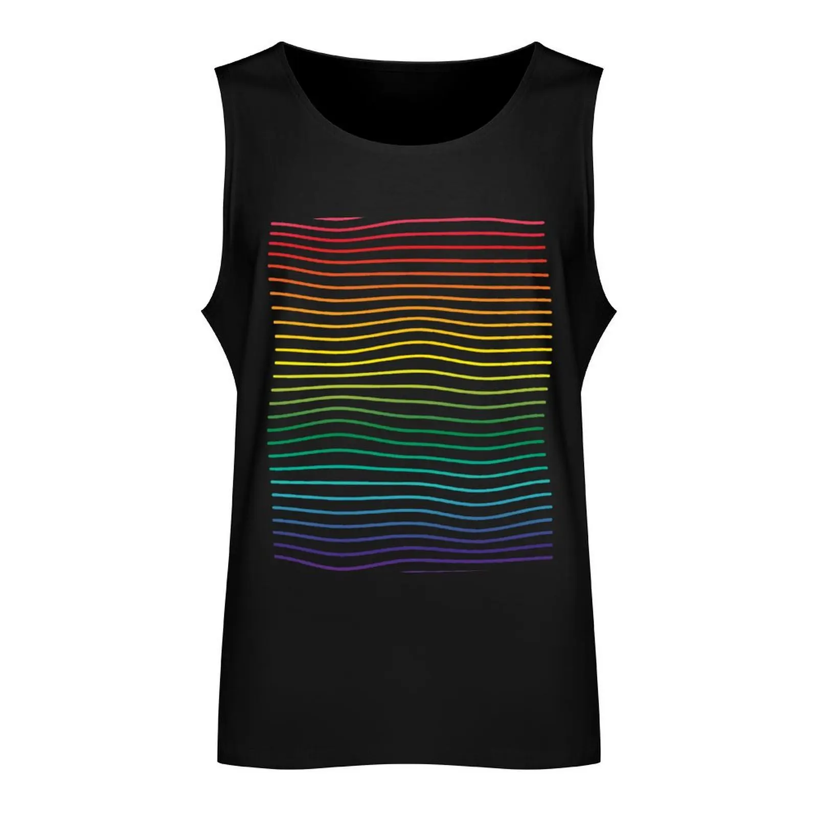 Gilbert Baker Pride Flag (1978) - Gay Rights Tank Top gym accessories man Sleeveless men