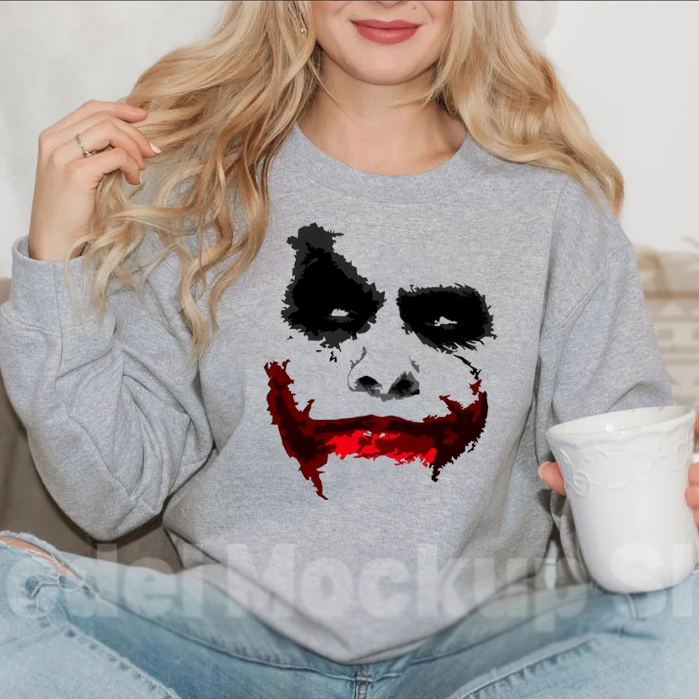 Halloween Joker Sweatshirts Movie Inspiration Jokers Gift Hoodie Womens Clothing Fashion Hoodies Sweatshirt Sport Aesthetic Tops