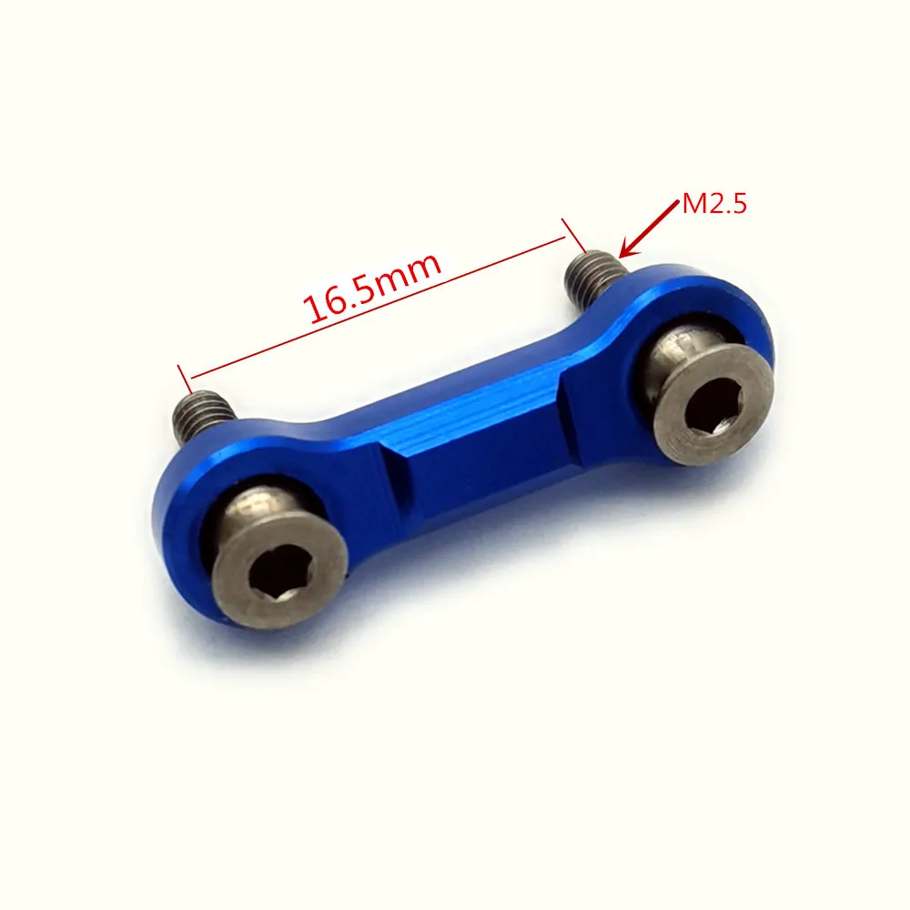 Aluminum Steering Link Tie Rod 16.5mm for Traxxas 1/16 Mini E-Revo Slash 4WD Summit 7043