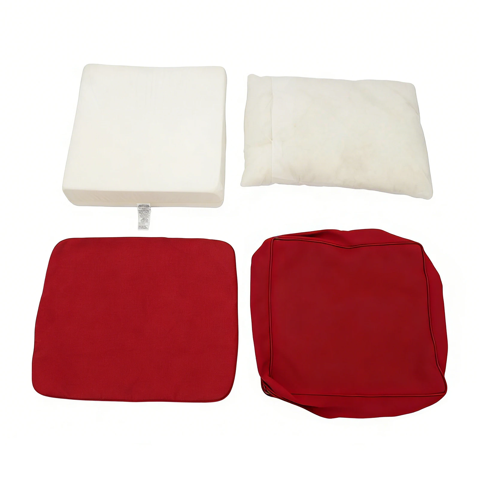 6-in Adaptable Outdoor Deep Seat Cushion Set with Strong Sewing Edges Chair Cushion with Removable Cover for Most Outdoor Deep-seated Chairs and Patio Conversation Chairs - view 3
