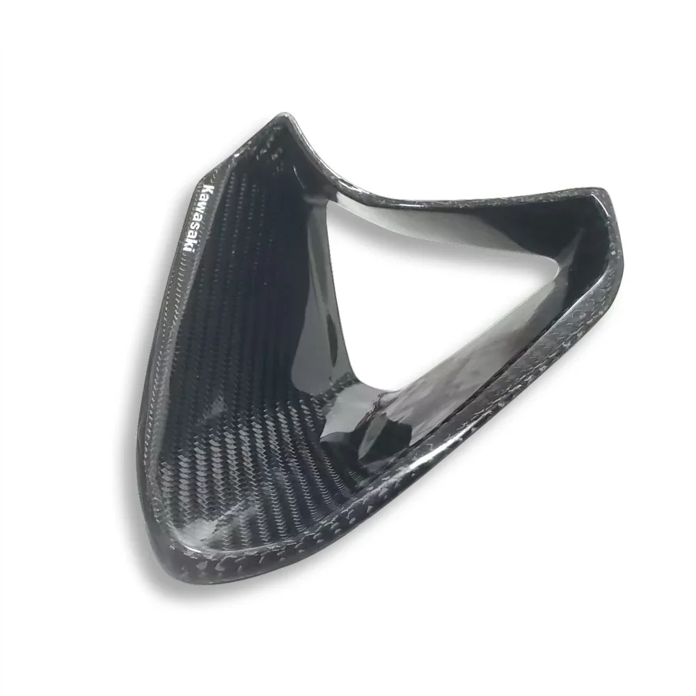 For KAWASAKI NINJA ZX-6R ZX-6RR 2024+ Motorcycle Carbon Fibre Front Fairing Air Inlet Stamping Port Shell Cover Housing Guards