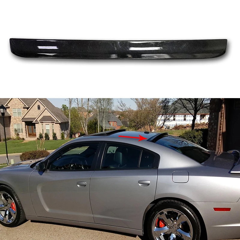 

2015 to 2019 New design Rear wing Window Roof Spoiler For Dodge Challenger Charger SRT SXT R/T Pursuit By Glossy Black