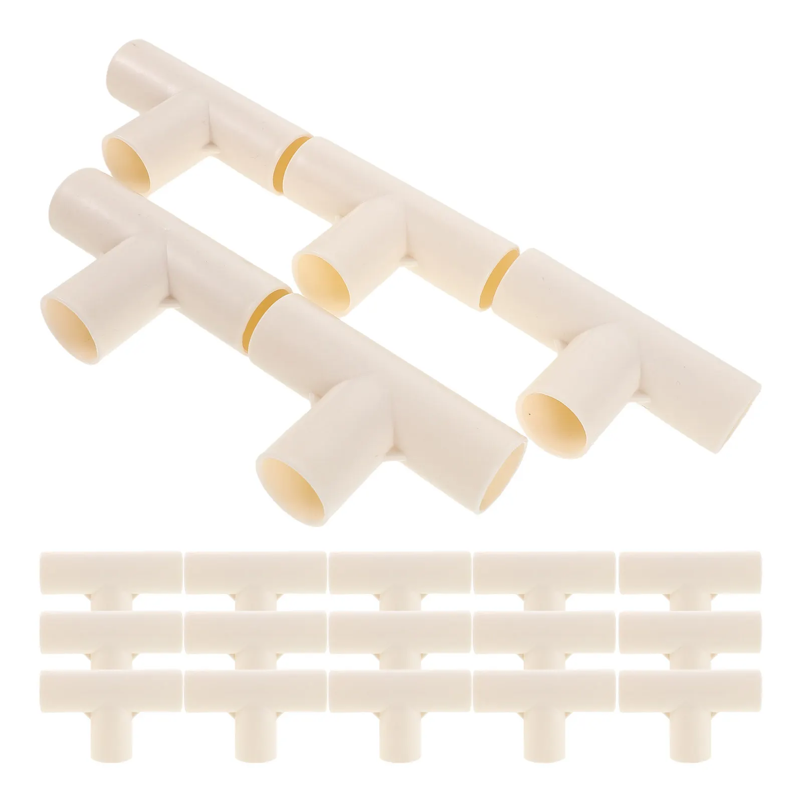 20Pcs Baby Play Yard Replacement Joints Plastic T Connector Parts Stable Tee Playpen Assembly Accessories Safe Baby Fence