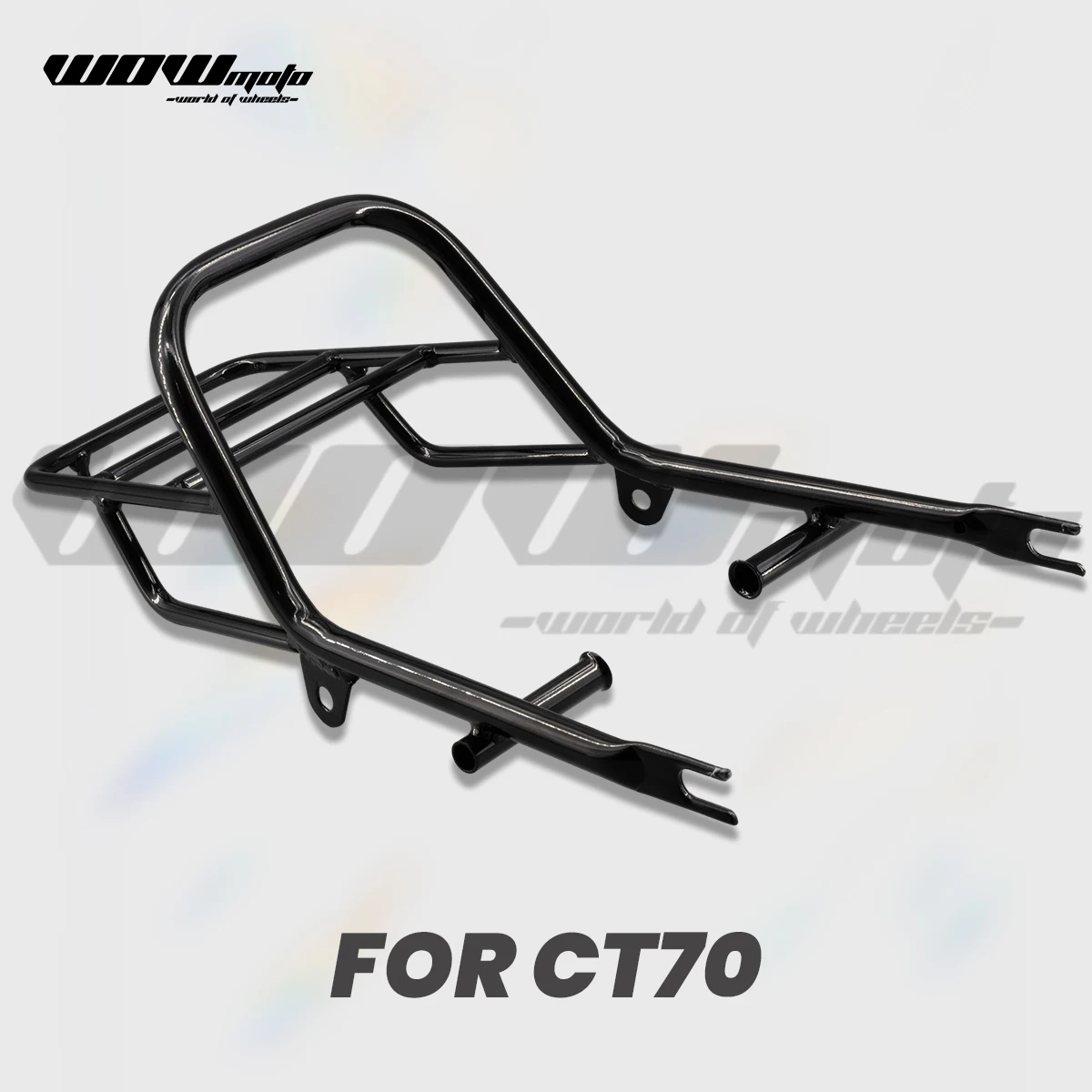 Mini Moto Rear Rack For CT70 ST70 | Heavy Duty Steel Luggage Rack | Custom Motorcycle Body Parts