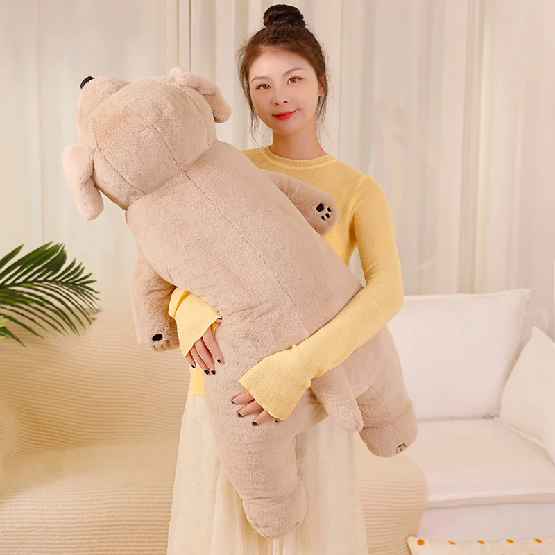 50-100cm peloso guarigione barboncino peluche carino farcito morbido animale cuscino letto divano cuscino del sonno decorazione della casa regali Kawaii