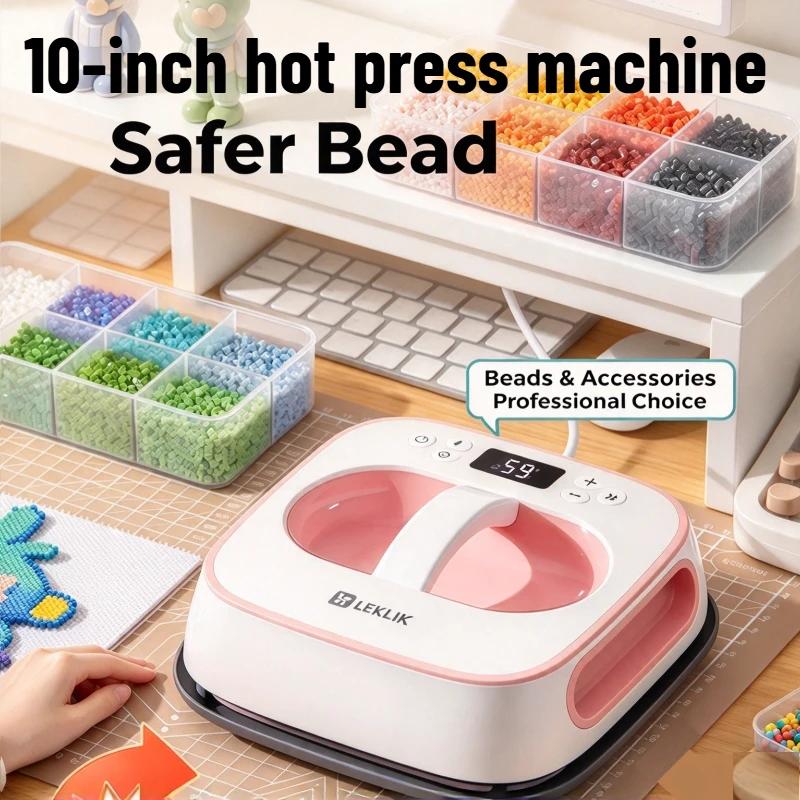 10-inch Screen Hot Press Machine Screen Printing Rapid Uniform Heating Thermal Sublimation High Temperature Countdown Function