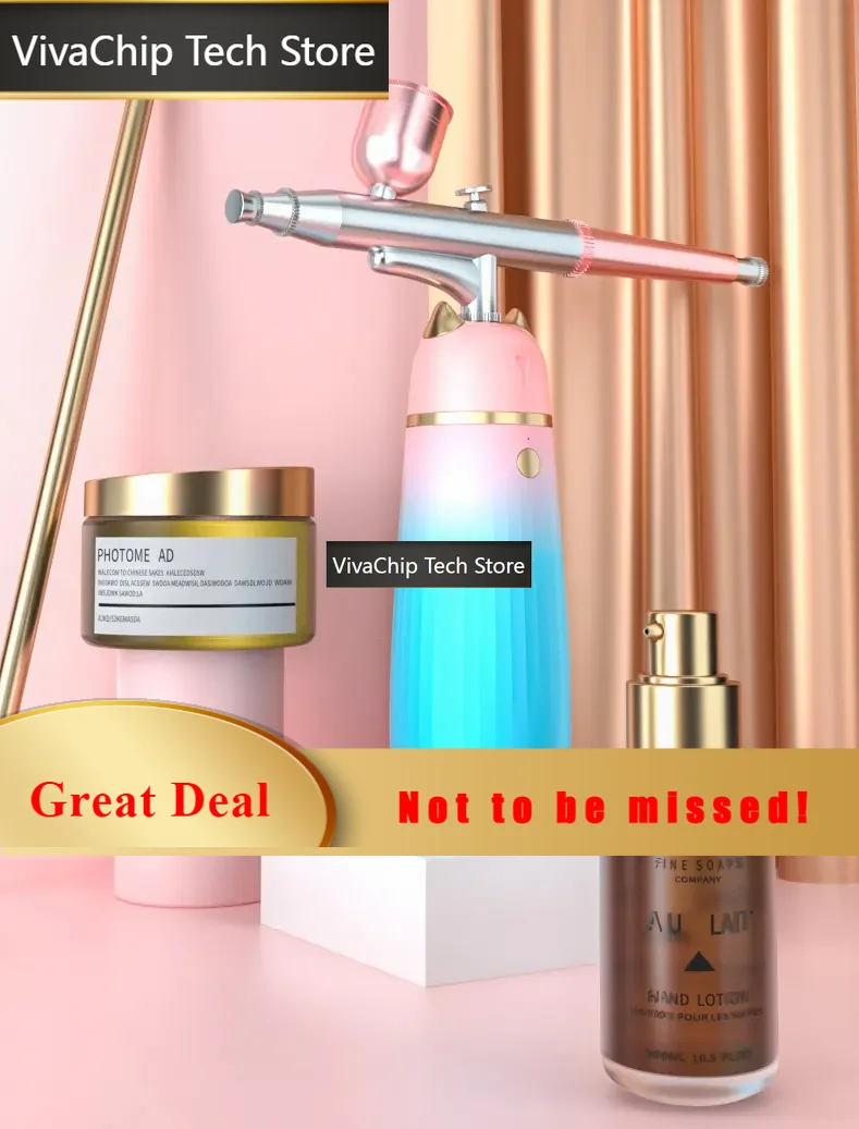 VivaCTSmart Library Atomizing Water Oxygen  Meter Beauty Hydrating Nail Painting Makeup Art Nail Technician Multi-Function Sp