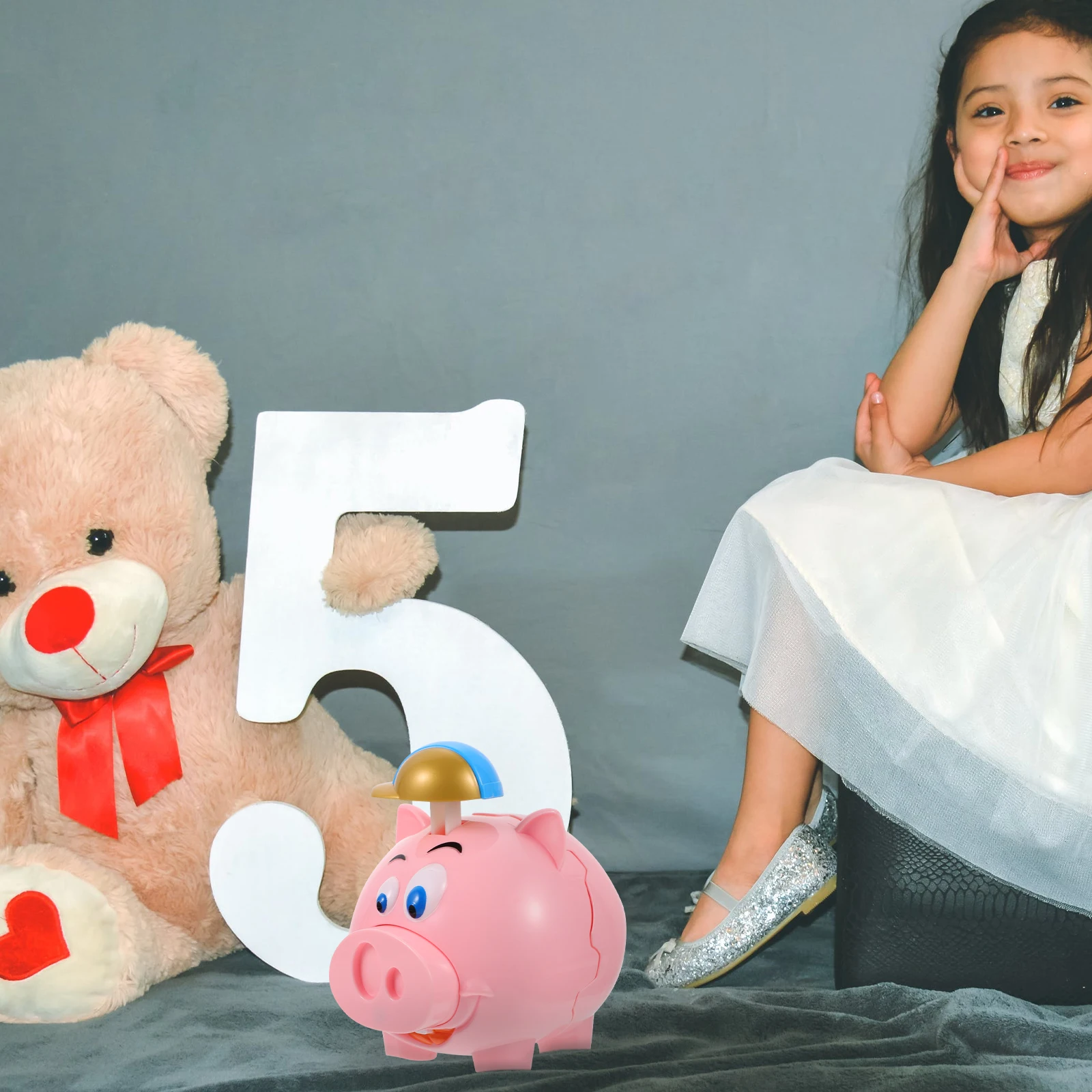창의적인 만화 돼지 저금통 재미있는 게임 저금통 돼지 모양 돈통 인터랙티브 어린이 돈통 돼지 모양 저금통