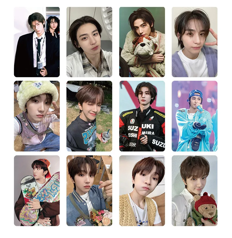 55Pcs/Set BOYNEXTDOOR Idol Boy New Series Lomo Cards HD Printd Photocards High Quality Postcards SUNGHO RIWOO JAEHYUN Fans Gifts