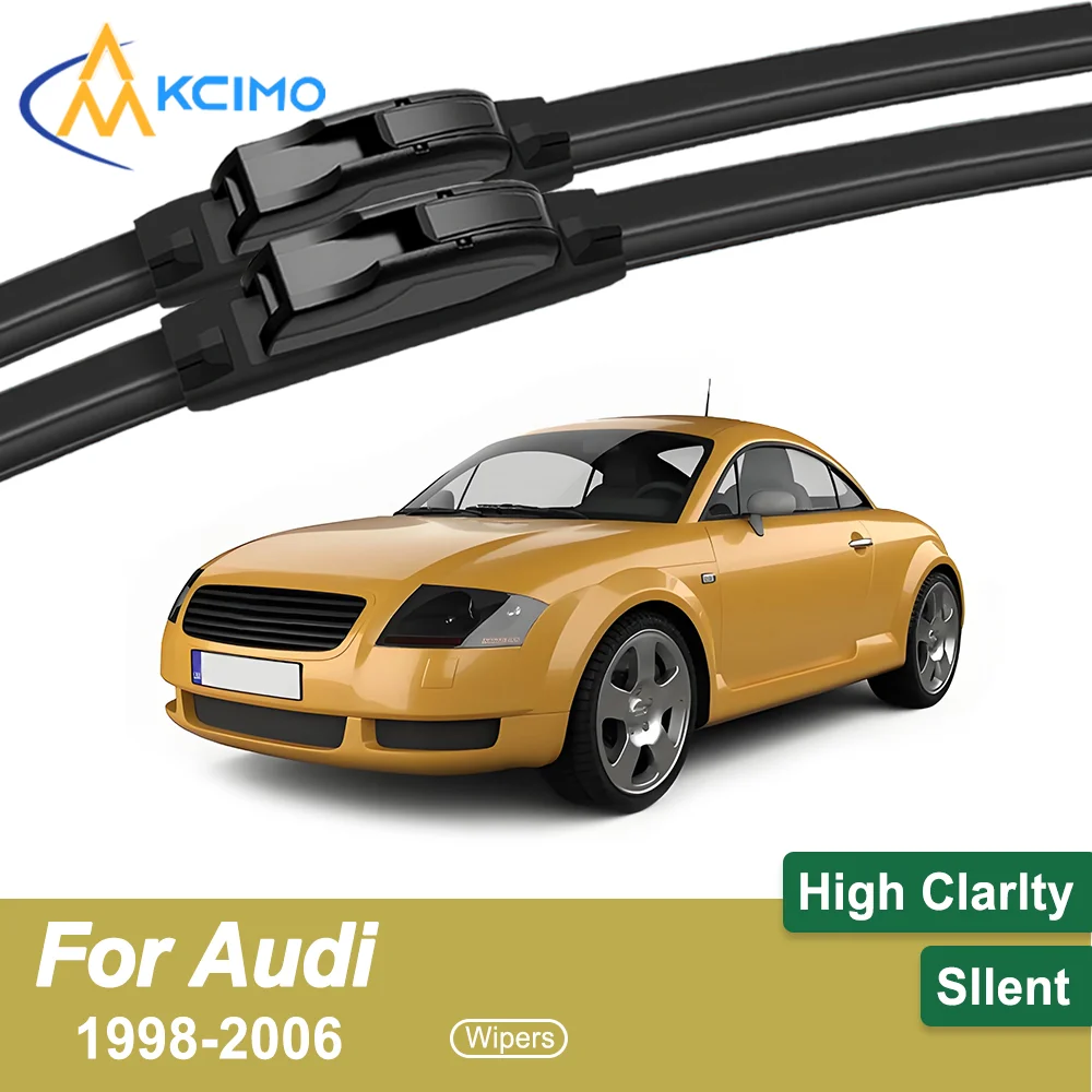 

Premium 2-Pack Windshield Wipers Compatible For Audi TT Mk1 8N 1998-2006 All-Weather Durability for Safe Driving