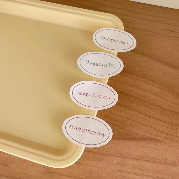 Individuelle LOGO-Aufkleber Personalisierte Dankeschön-Etiketten Selbstklebende Party-Geschenkbox-Verpackung Produkt-Aufkleber Druck Marken-Geschäfts-Etiketten – Detail 11