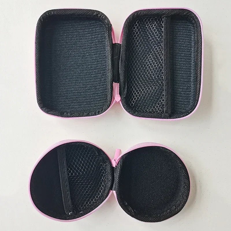 مرحبا كيتي كابل شاحن حقيبة التخزين سانريو الكرتون Miniso مربع مستدير سماعة الهاتف كابل نقل بيانات USB صندوق تخزين حامي