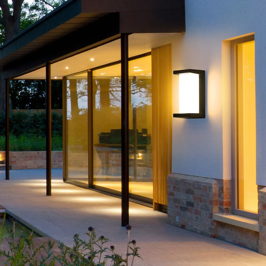 

LED Outdoor Lights Waterproof IP65 Aluminum Wall Light AC85-265V Porch Lights Balcony Garden Lights Outdoor Wall Lamp