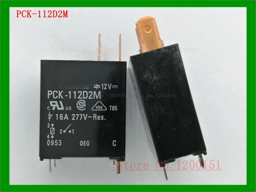 PCK-112D2M 112d 2M 12vdc 16a Relais Dip-4