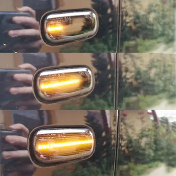 適用於Audi A2 A3 8L A4 B5 A6 4B C5 A8 4D TT 8N 的 LED 動態側標誌方向燈流水式方向燈 8 最佳銷售 奧迪A4 B5改裝 - №6