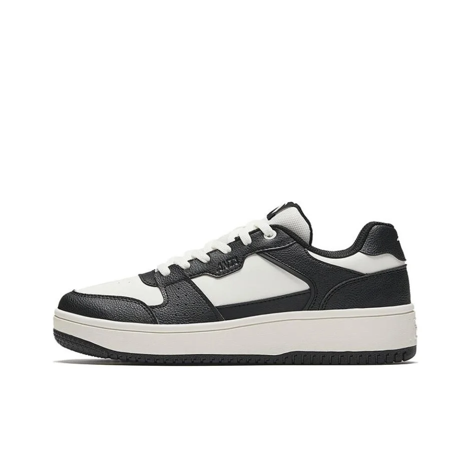 Anta Breaking Bamboo Textile, Synthetic Leather Slip Resistant Abrasion Resistant Low top Skateboard Shoes Women's 122448010-2