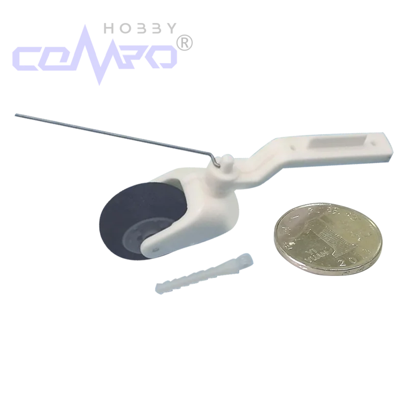 2 ensembles Mini volant rétractable/Balsa KT avion à voilure fixe assemblage de volant Miniature ensemble de train d'atterrissage Kit