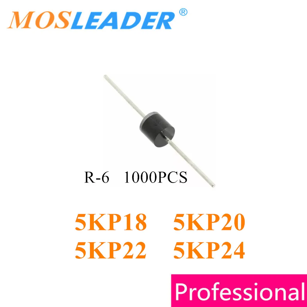 Mosleader 5KP18 5KP20 5KP22 5KP24 R-6 1000PCS 5KP18A 5KP20A 5KP22A 5KP24A 5KP18CA 5KP20CA 5KP22CA 5KP24CA Chinese