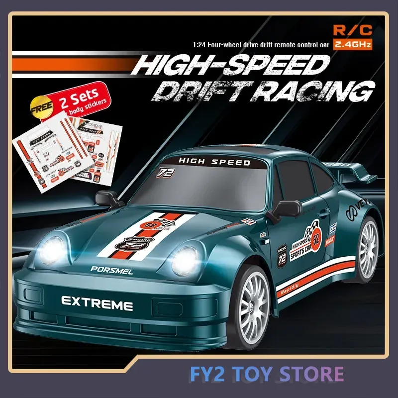 

Rc Remote Control Car, High-Speed Four-Wheel Drive Drifting Racing Car, Desktop Car Model, Birthday Gift For Children And Boys