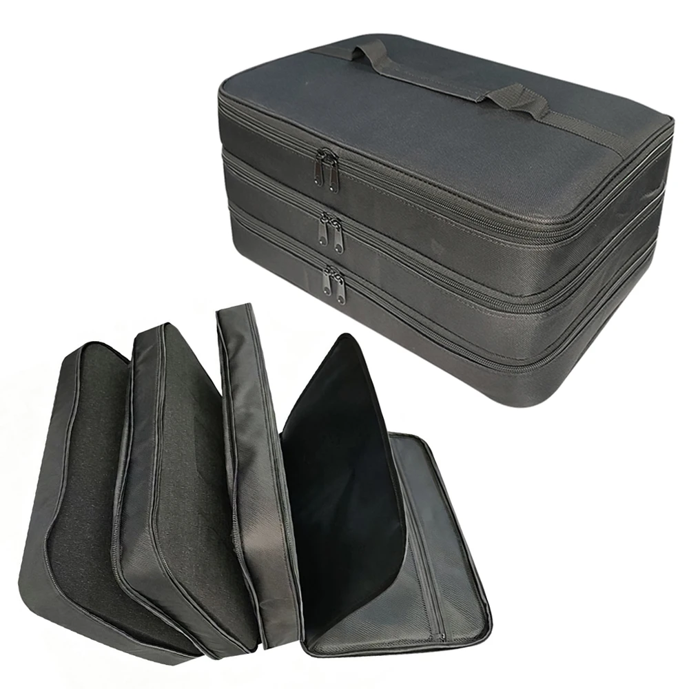 

Miniature Figure Storage Box Car Models Toys For More Case Bag Display Case With 3-Layer Foam 93 Slot DIY Sponge Game Accessory