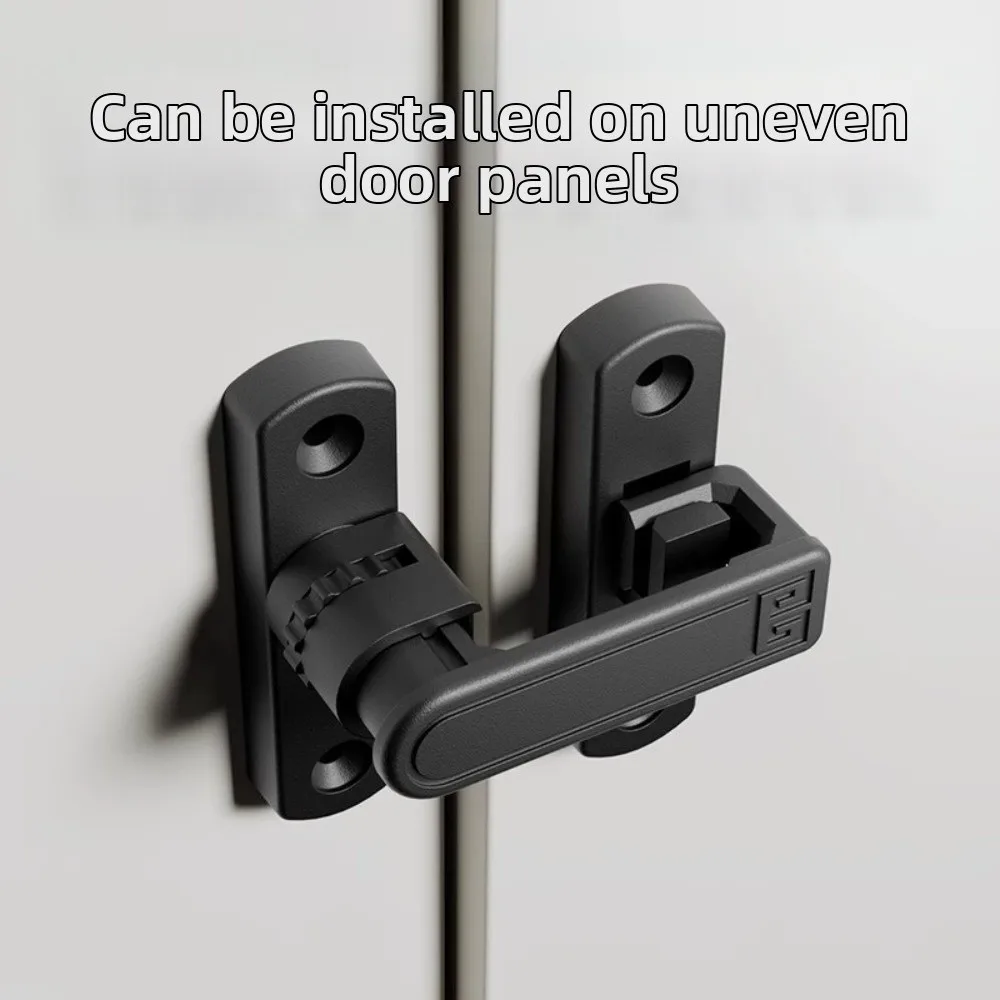 

Door Lock Surface-Mounted Luminous Door Buckle Safety Anti-theft Door Hasp Zinc Alloy Easy to Install Door Catch Bolt Bathroom