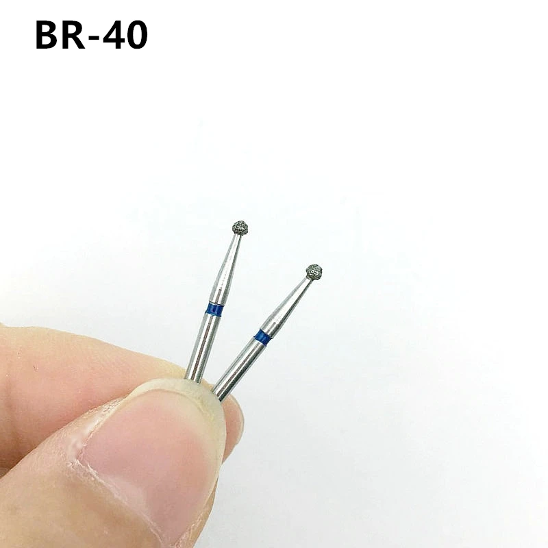 10pcs/set Hot Sale Dental Material Diamond FG High Speed Burs for Polishing Teeth Smoothing BR-40