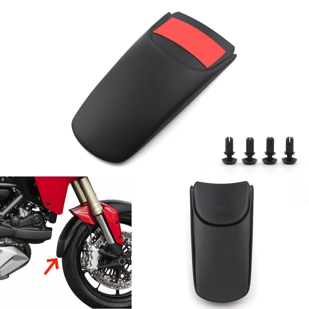 Motorcycle Front Mudguard Extender Fender Splash Extension For Ducati Multistrada V4 V4S Sport 2021-2023 guardabarros moto