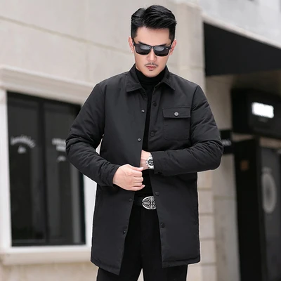 2023 new arrival winter jacket 90% white duck down jackets men,mens fashion thicken warm parkas trench coat size M-5XL