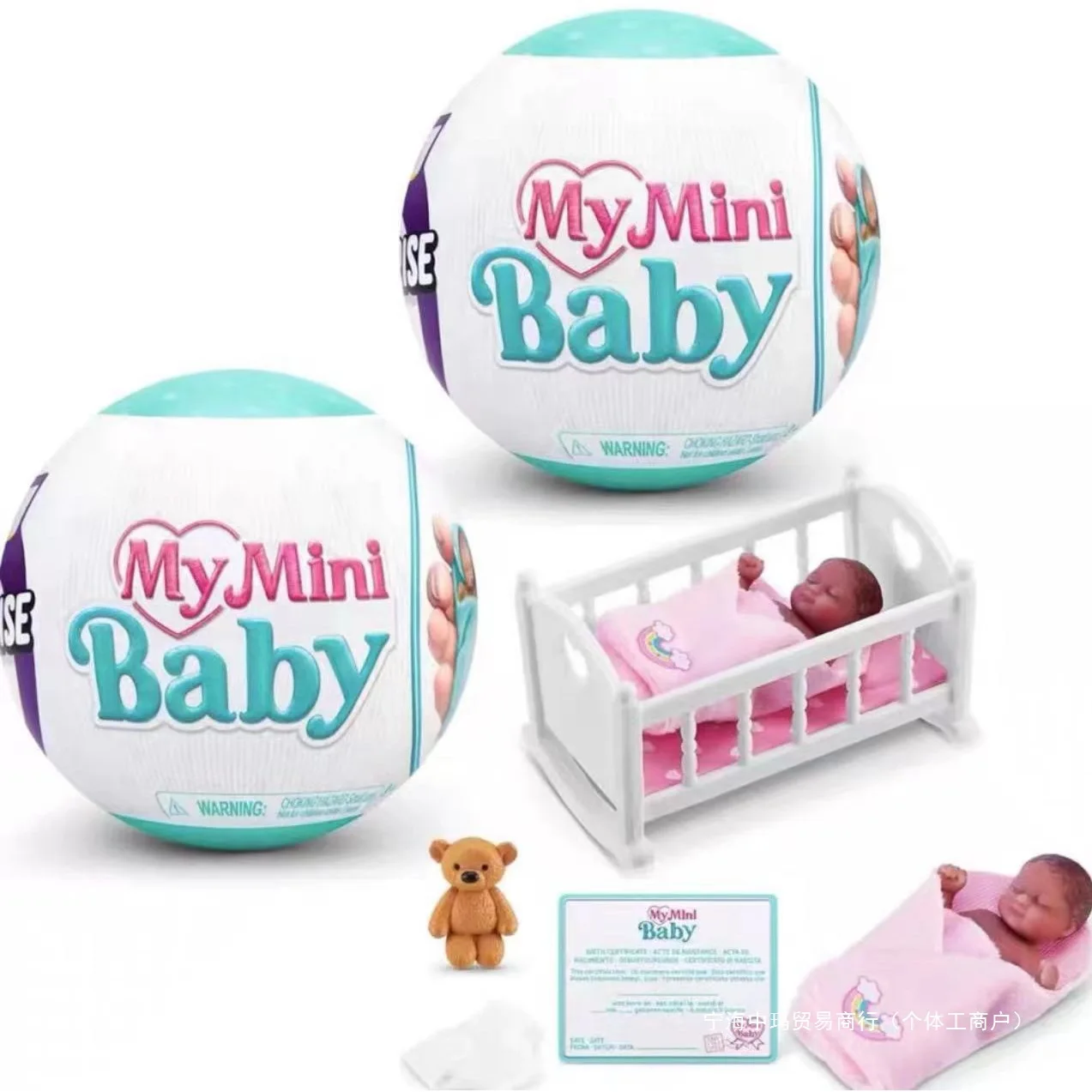 Zuru Mystery Blind Boxes Mini Ei Poppenhuis Scène Kinderwagen Miniatuur Capsule Speelgoedcollectie Verrassingsbal Verjaardagscadeau